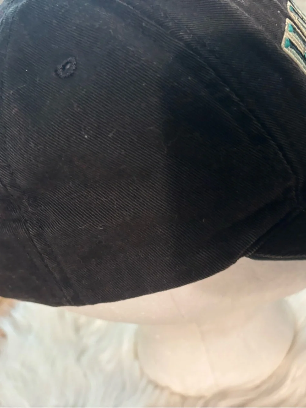 Harley-Davidson Black Cap with Teal and White Embroidery